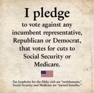 No Social Security or Medicare Cuts